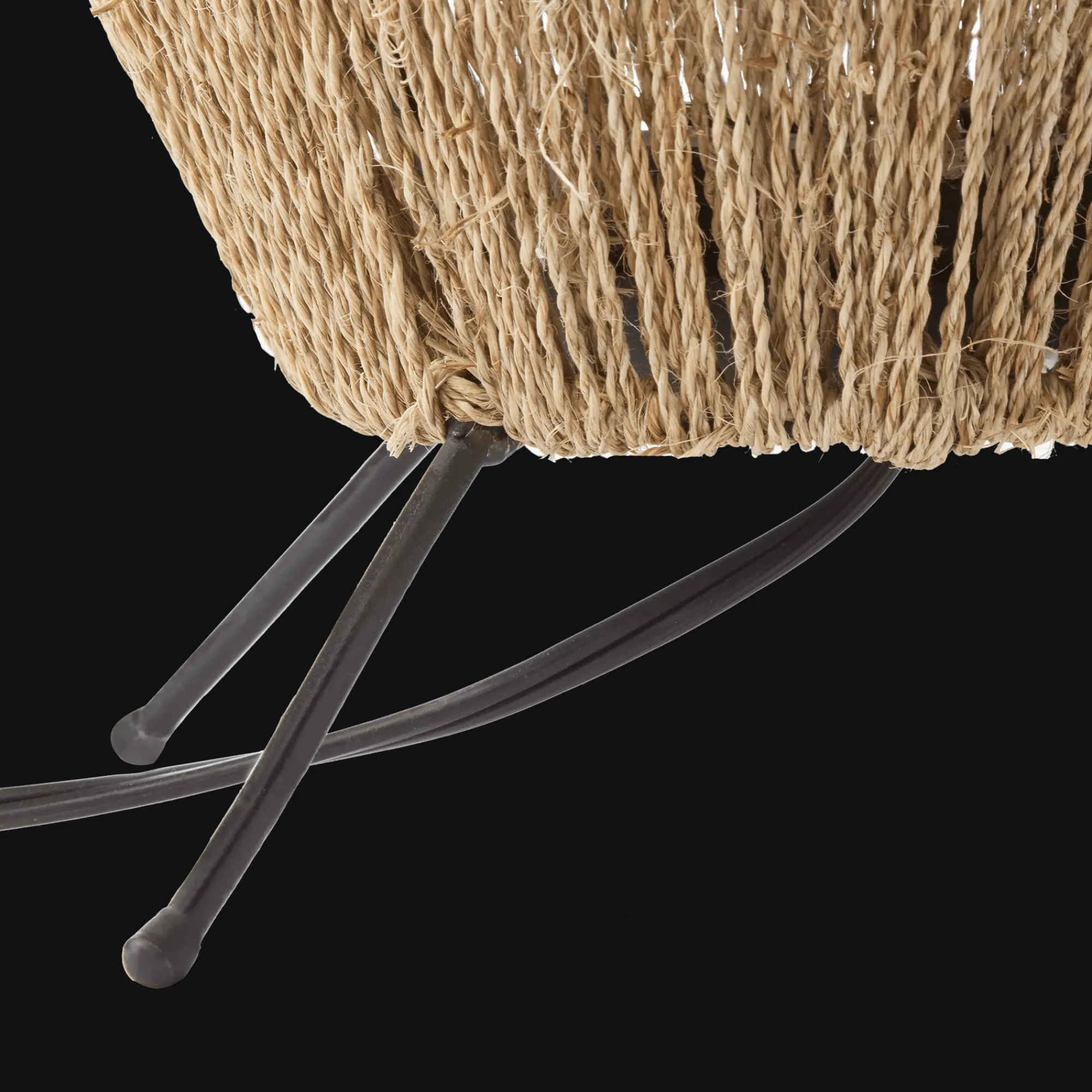 Best Bouclair Hemp Rope Tube Floor Lamp