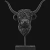 Hot Bouclair Highland Cow Statue