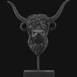 Hot Bouclair Highland Cow Statue