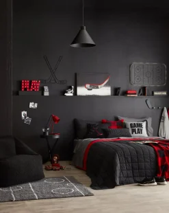 Outlet Bouclair Hockey Printed Canvas