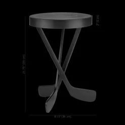 Clearance Bouclair Hockey Sticks Side Table