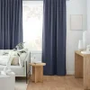 Hot Bouclair Indigo Taha Rod Pocket Back Tab Blackout Curtain