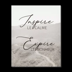 Online Bouclair Inspire Expire Printed Canvas