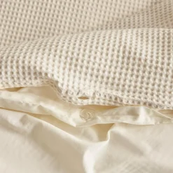 Best Bouclair Ivory Collin Collection - 3-Piece Duvet Cover Set