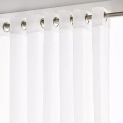 New Bouclair Ivory Kacha Sheer Curtain