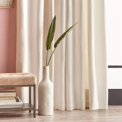 Sale Bouclair Ivory Quincy Panel Curtain