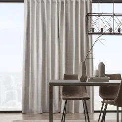 Sale Bouclair Ivory Toulouse Blackout Curtain with Hidden Backtab