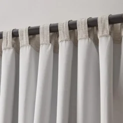 Sale Bouclair Ivory Toulouse Blackout Curtain with Hidden Backtab