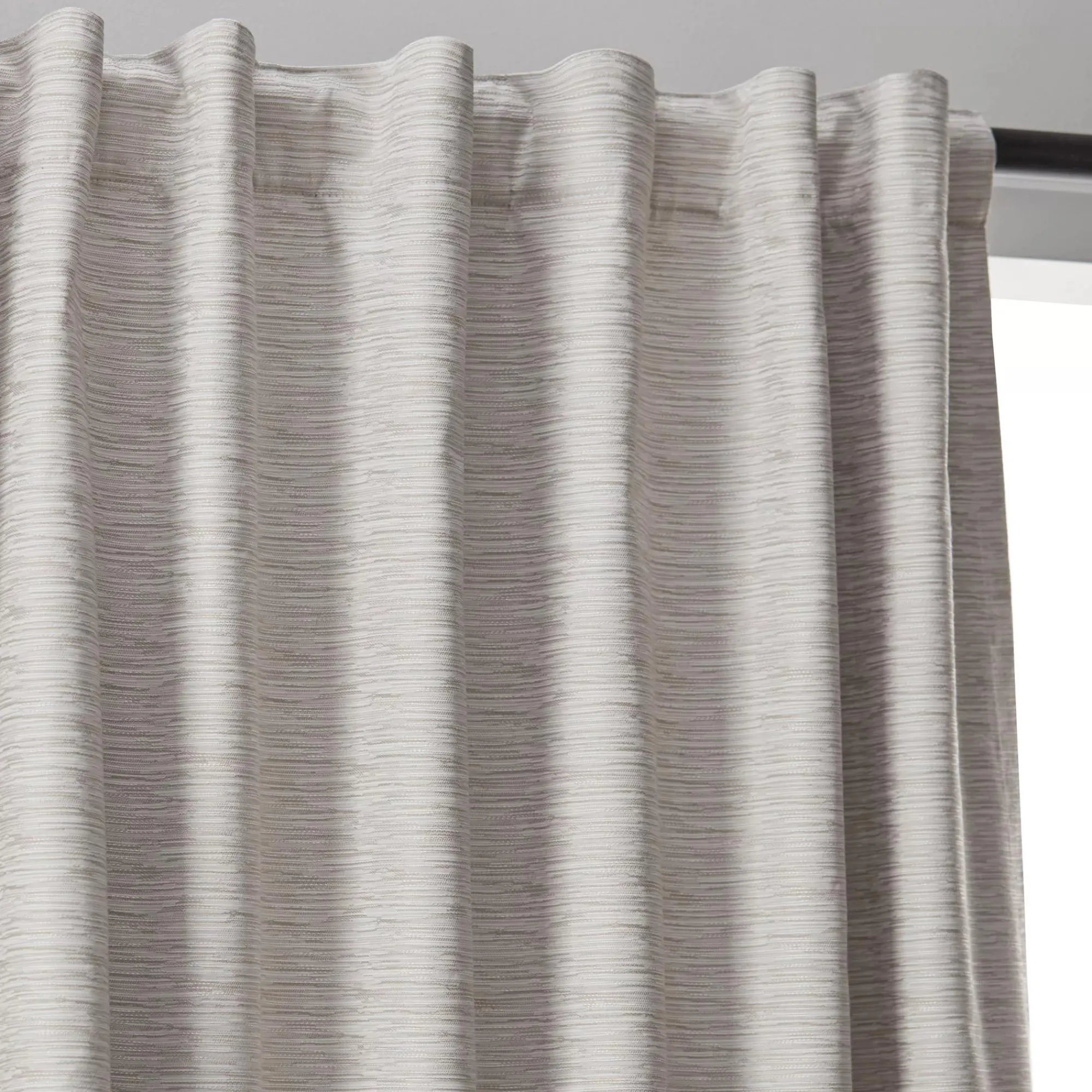 Sale Bouclair Ivory Toulouse Blackout Curtain with Hidden Backtab