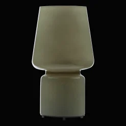 New Bouclair Khaki Glass Table Lamp
