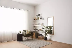 Online Bouclair Large Ficus in Black Rattan Pot