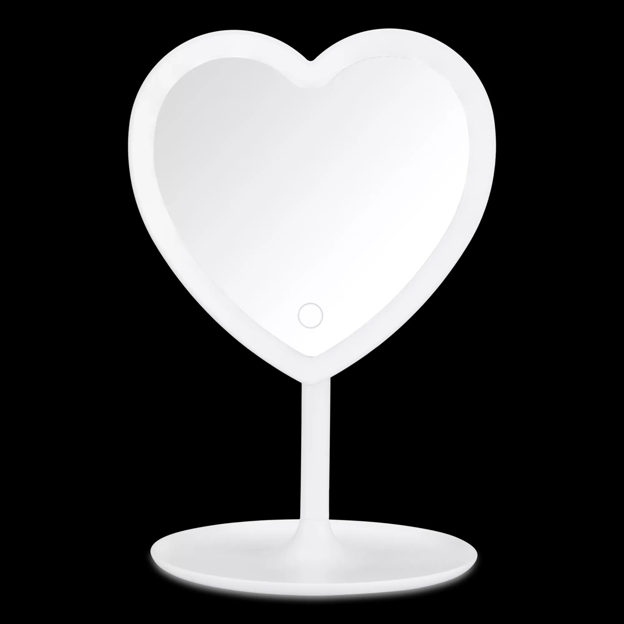 Best Bouclair LED Heart-Shaped Table Mirror