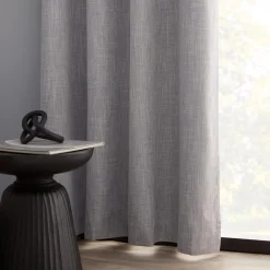 Sale Bouclair Light Grey Chita Blackout Curtain