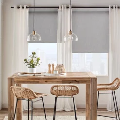 Online Bouclair Light Grey Chita Cordless Blackout Roller Shade