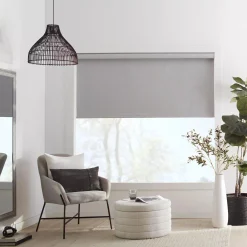 Online Bouclair Light Grey Chita Cordless Blackout Roller Shade