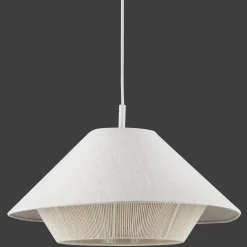 Sale Bouclair Linen and Rope Ceiling Lamp