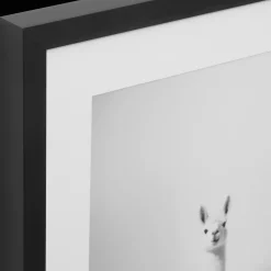 Bouclair LLama in Bathtub Printed Framed Canvas