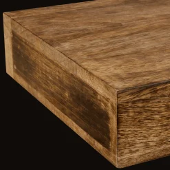 Sale Bouclair Long Mango Wood Floating Shelf