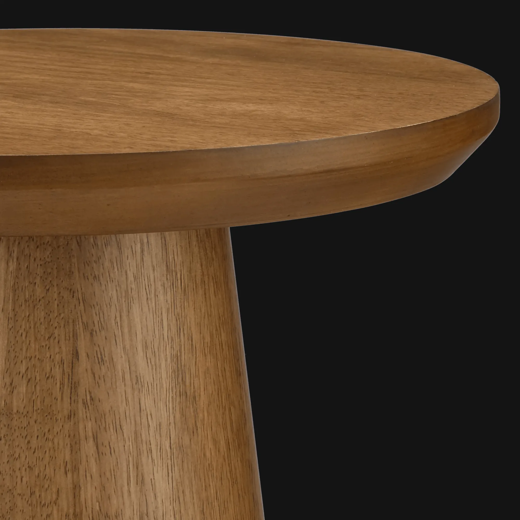 Clearance Bouclair Mango Wood Hourglass Side Table