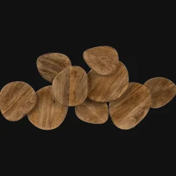 Outlet Bouclair Mango Wood Triangles Wall Decor