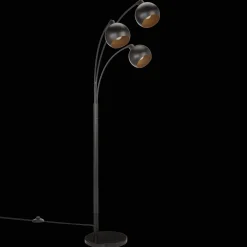 New Bouclair Metal Floor Lamp with 3 Metal Globes