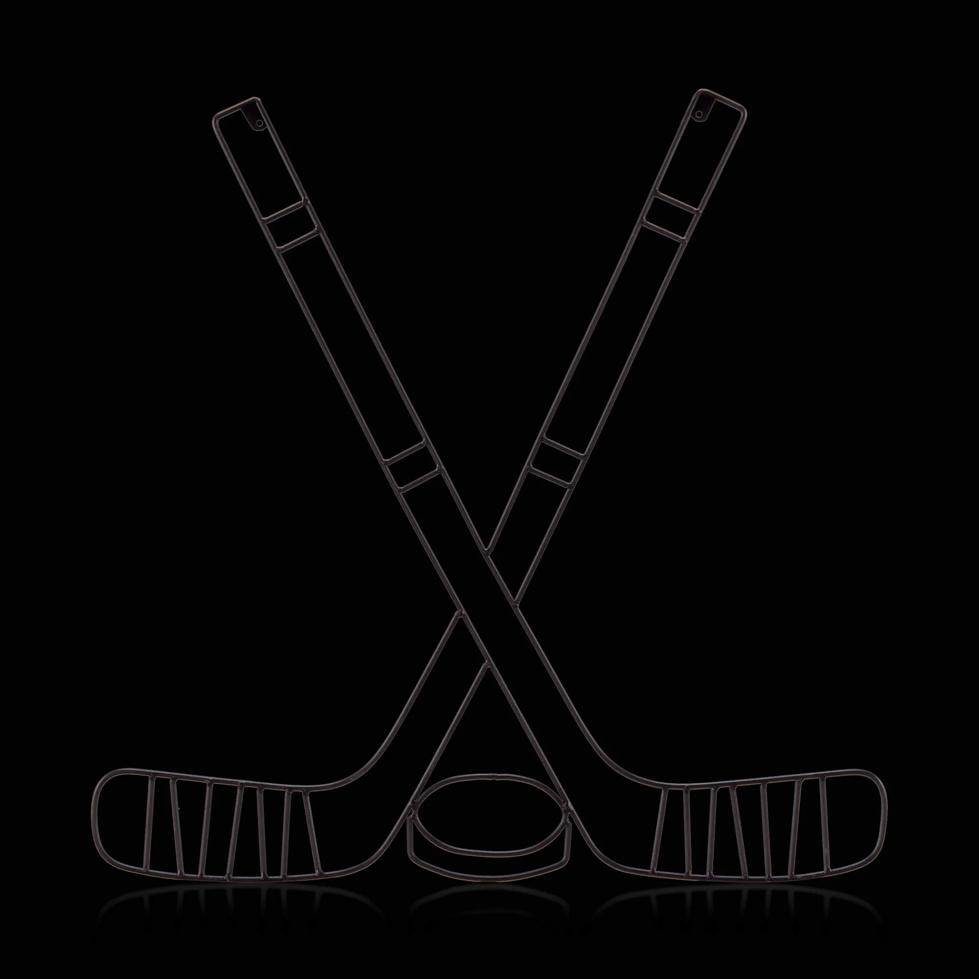 Hot Bouclair Metal Hockey Wall Art