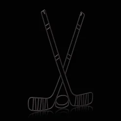 Hot Bouclair Metal Hockey Wall Art