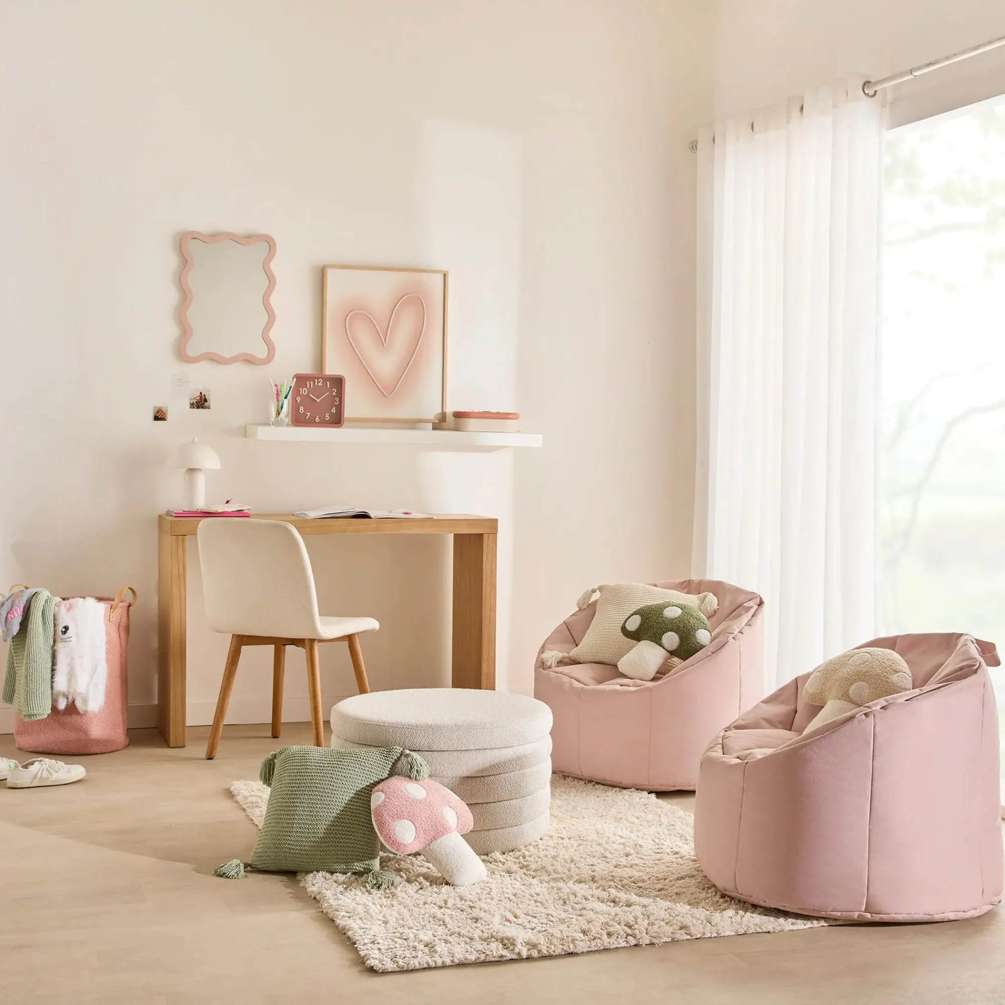 Discount Bouclair Metal Mushroom Lamp