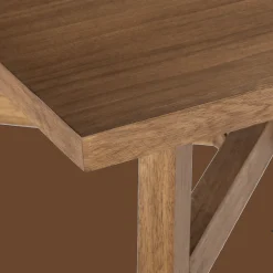 Outlet Bouclair Mid-Century Modern Mango Wood Dining Table