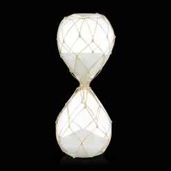 Hot Bouclair 30-Minute Decorative Hourglass with White Sand 7 x 20 cm.