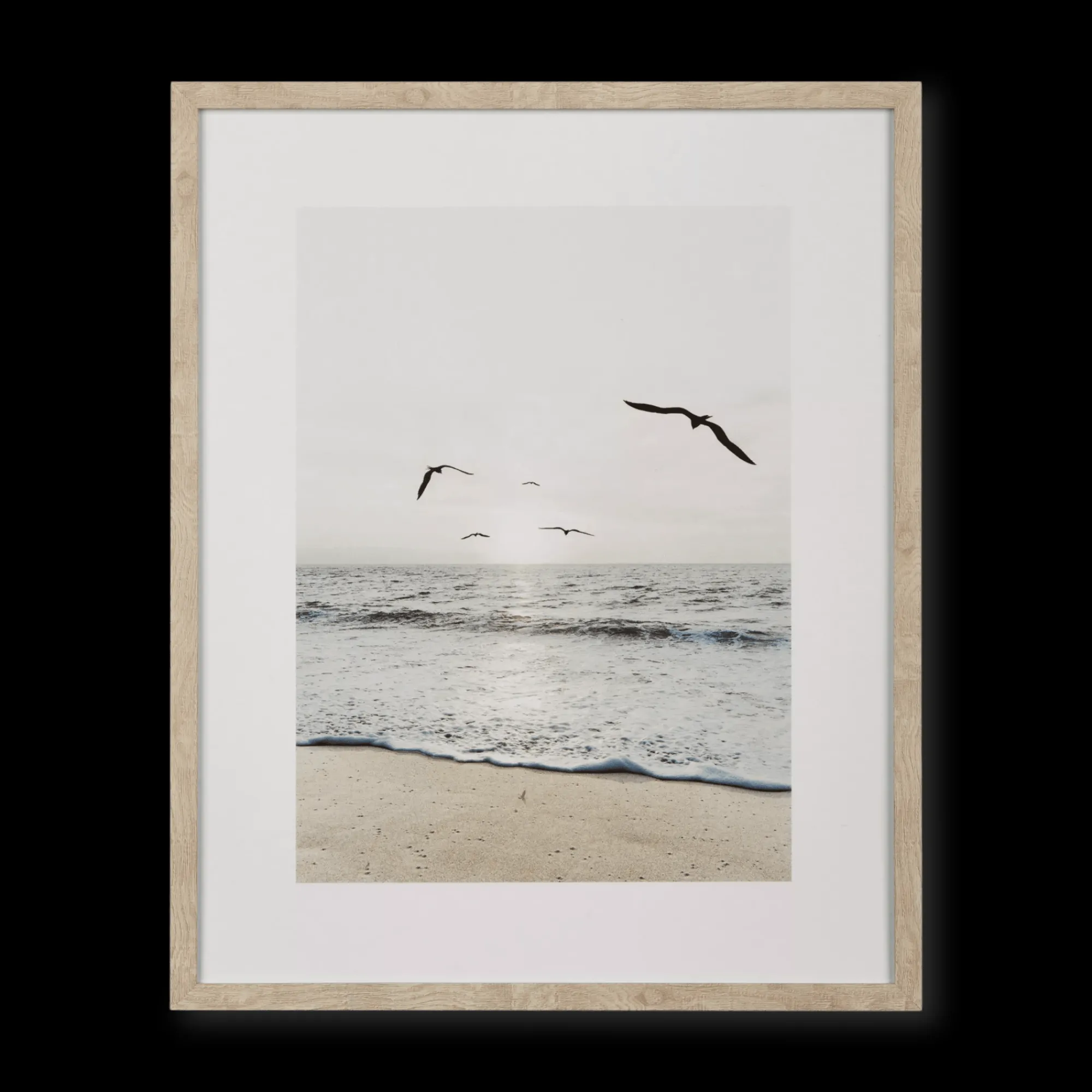 Outlet Bouclair Morning at the Beach Framed Canvas