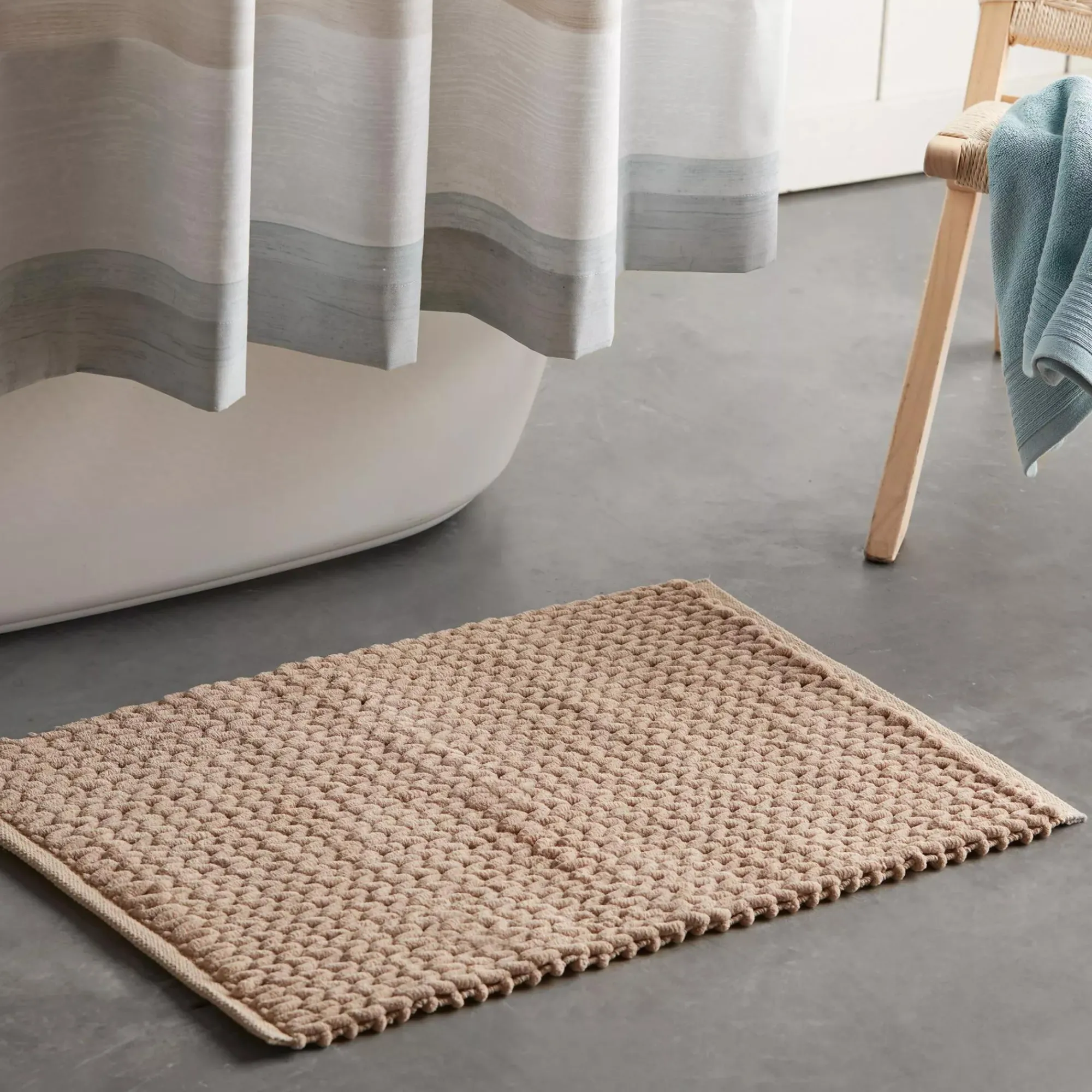 Clearance Bouclair Natural Braided Bath Mat