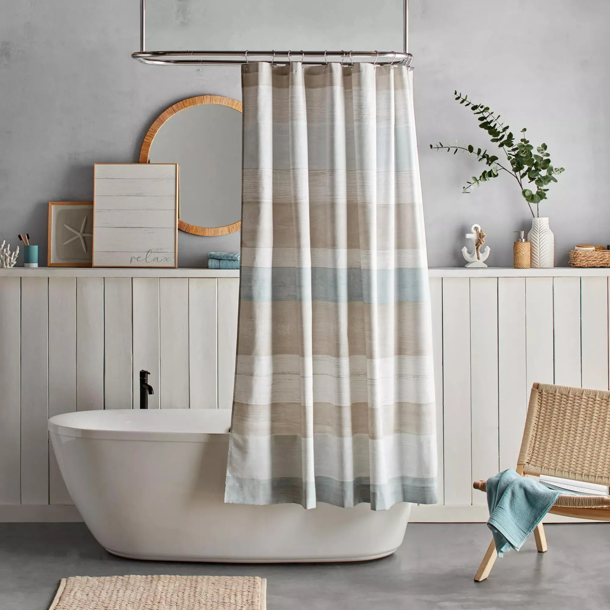 Clearance Bouclair Natural Braided Bath Mat