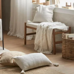 Clearance Bouclair Natural Fiber Oval Storage Basket