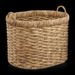 Clearance Bouclair Natural Fiber Oval Storage Basket