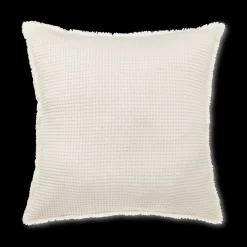 Clearance Bouclair Natural Kristia Decorative Waffle Pillow