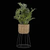 Discount Bouclair Natural Rattan Planter on Metal Legs