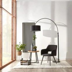 Discount Bouclair Natural Rattan Planter on Metal Legs