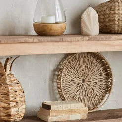 Outlet Bouclair Natural Round Woven Tray
