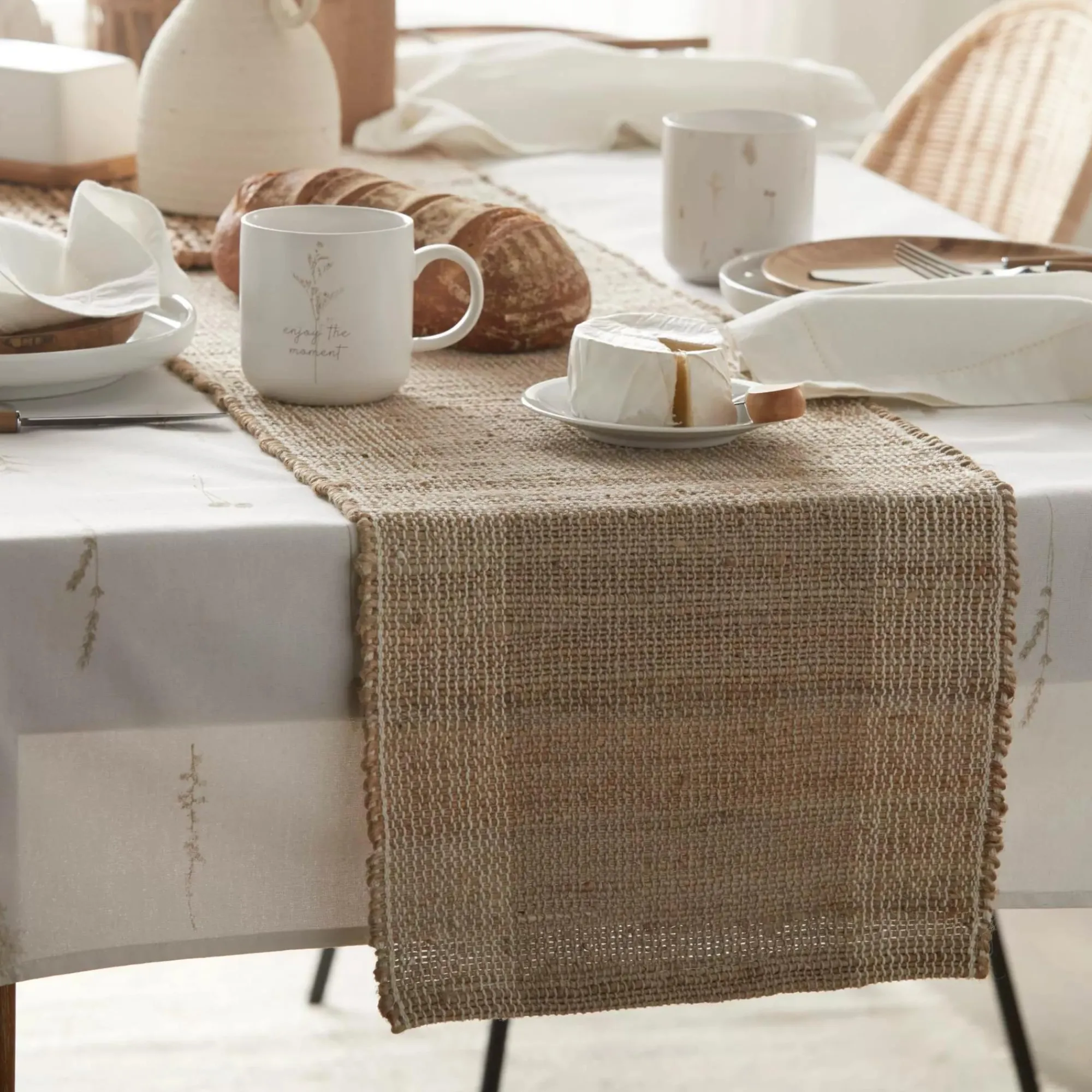 Clearance Bouclair Natural Table Runner