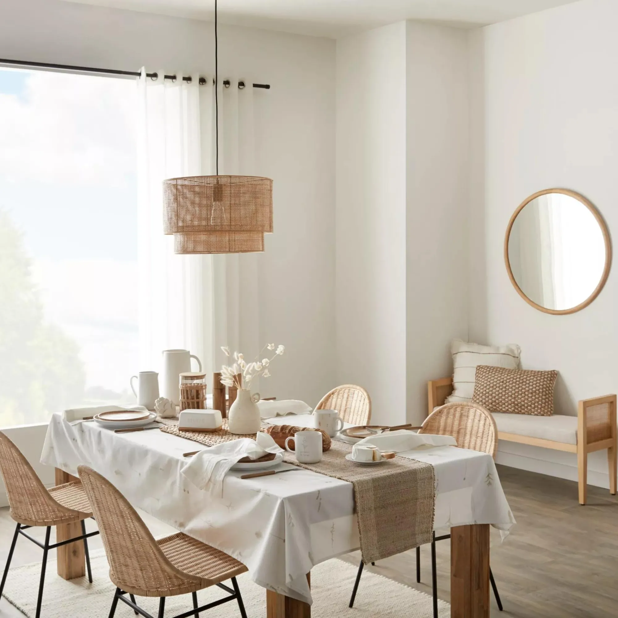 Clearance Bouclair Natural Table Runner