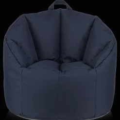 Bouclair Navy Canvas Bean Bag