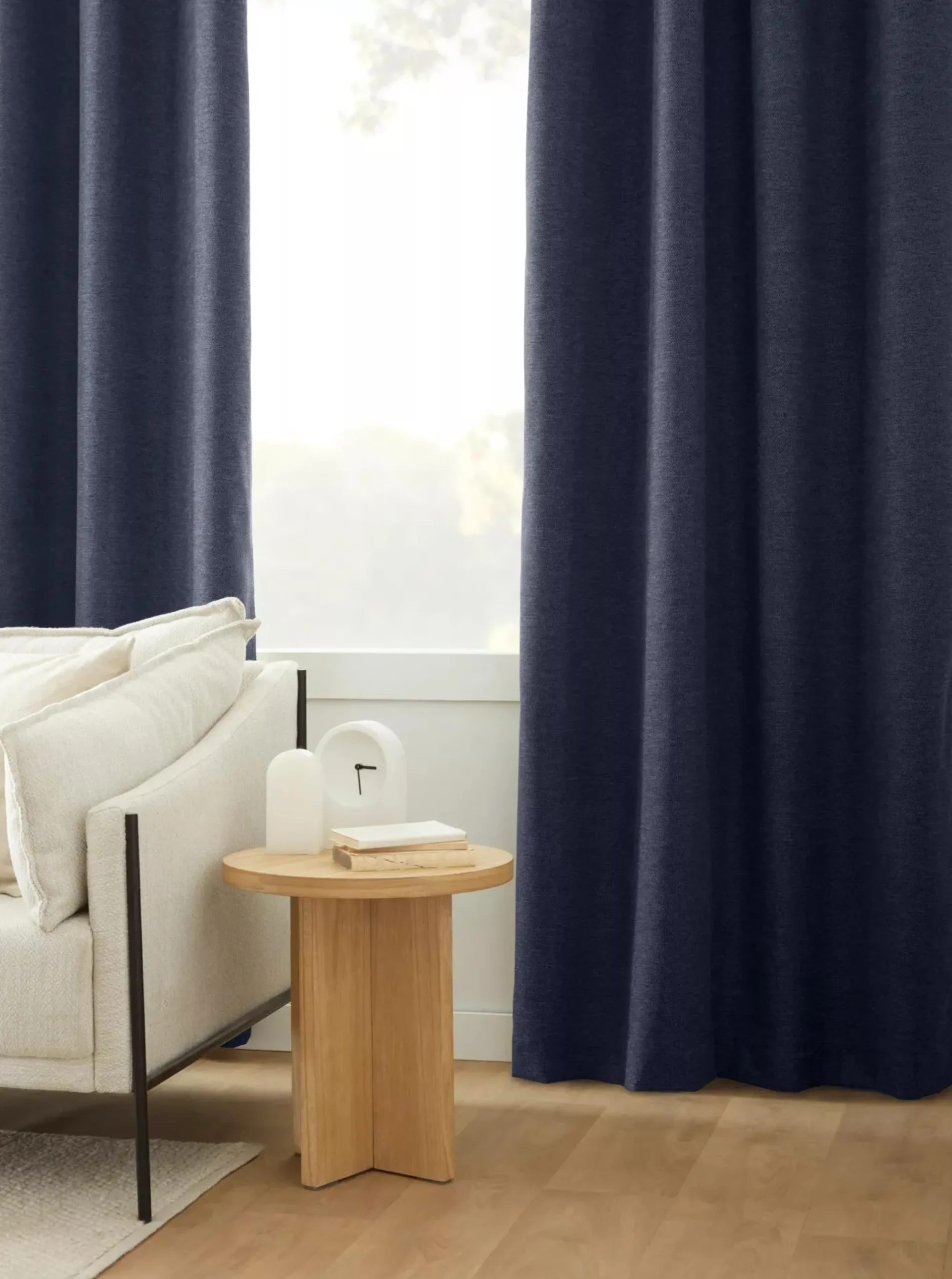 Clearance Bouclair Navy Dion Blackout Curtain