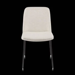 Online Bouclair Oatmeal Fabric and Metal Dining Chair