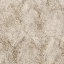 Discount Bouclair Oatmeal Sheep Faux Fur Throw