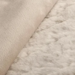 Discount Bouclair Oatmeal Sheep Faux Fur Throw
