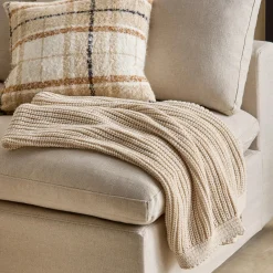 Discount Bouclair Ochre Ribba Throw