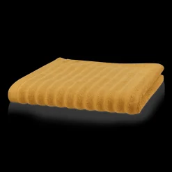 New Bouclair Ochre Ribbed Bath Towel