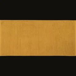 New Bouclair Ochre Ribbed Bath Towel