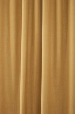 New Bouclair Ochre Taha Rod Pocket Back Tab Blackout Curtain